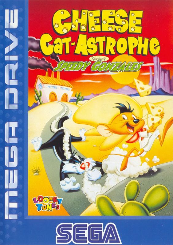 Cheese Cat-Astrophe Starring Speedy Gonzales box art for Sega Master System